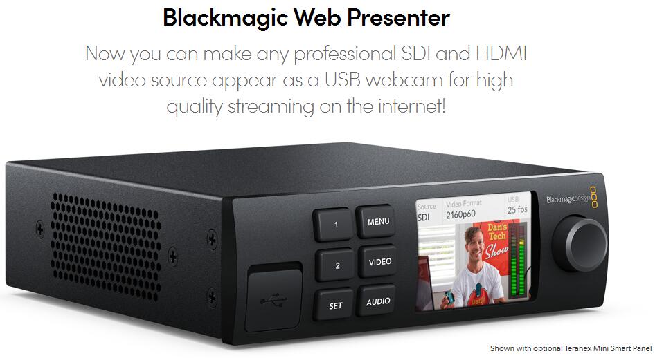 Blackmagic 發(fā)布SDI、HDMI轉(zhuǎn)USB及視頻切換產(chǎn)品，提供高質(zhì)量互聯(lián)網(wǎng)直播
